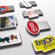 Clip mit Logo Mark Clip Hinze Werbeservice Berlin Brandenburg